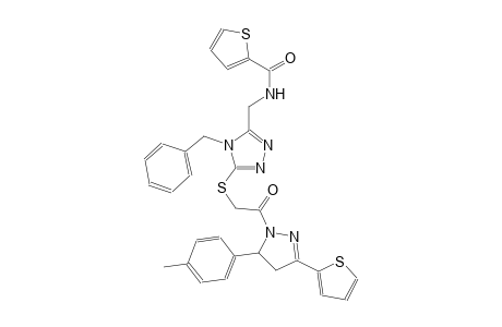 2-thiophenecarboxamide, N-[[5-[[2-[4,5-dihydro-5-(4-methylphenyl)-3-(2-thienyl)-1H-pyrazol-1-yl]-2-oxoethyl]thio]-4-(phenylmethyl)-4H-1,2,4-triazol-3-yl]methyl]-