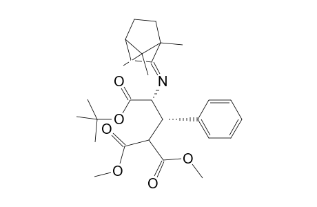 tert-Butyl 1,1-dimethyl (2R,3R)-3-[(1R,4R)-bornylideneamino]-2-phenyl-1,1,3-propanetricarboxylate