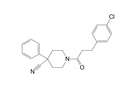 1-(4-Cyano-4-phenylpiperidin-1-yl)-3-(4-chlorphenyl)-1-propanone