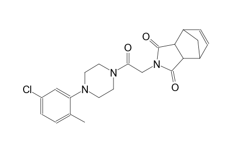 2-(2-(4-(5-chloro-2-methylphenyl)piperazin-1-yl)-2-oxoethyl)-3a,4,7,7a-tetrahydro-1H-4,7-methanoisoindole-1,3(2H)-dione