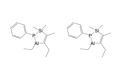 bis[4,5-diethyl-2,5-dihydro-2,2,3-trimethyl-1-phenyl-1,2,5-phosphasilaaluminole]