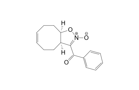 rel-(3aR,9aR)-3-Benzoyl-3a,4,5,8,9,9a-hexahydrocycloocta[1,2-d]isoxazole 2-oxide