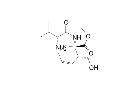 Methyl (1S,2R)-N-[(R)-valinyl]-1-amino-2-hydroxymethyl-3-cyclohexene-1-carboxylate