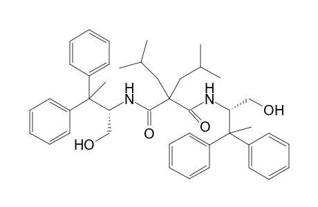 2,2-bis(2-methylpropyl)-N,N'-bis[(2S)-1-oxidanyl-3,3-diphenyl-butan-2-yl]propanediamide