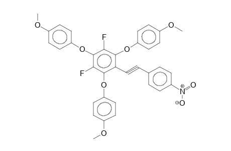 1-[2,4,6-TRI(4-METHOXYPHENOXY)-3,5-DIFLUOROPHENYL]-2-PARA-NITROPHENYLACETYLENE