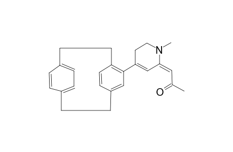 2-ACETYLMETHYLENE-1-METHYL-[[2.2]-PARACYCLOPHAN-2-YL]-1,2,5,6-TETRAHYDROPYRIDINE
