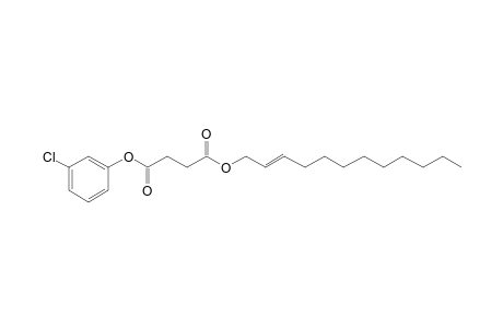 Succinic acid, dodec-2-en-1-yl 3-chlorophenyl ester