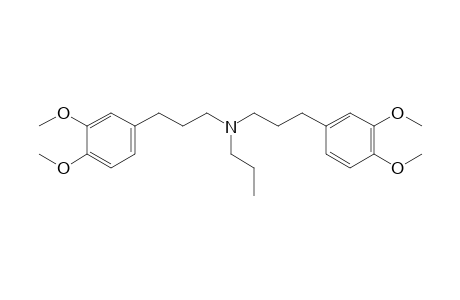 3-(3,4-dimethoxyphenyl)-N-[3-(3,4-dimethoxyphenyl)propyl]-N-propylpropan-1-amine