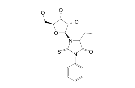 1-(BETA-D-RIBOFURANOSYL)-5-ETHYL-3-PHENYL-2-THIOXOIMIDAZOLIDIN-4-ONE