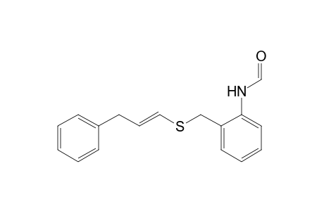 (E)-2(N-formylamino)-3-phenylpropen-1-yl benzyl thioether