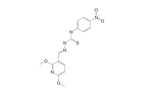 2,6-DIMETHOXYPYRIDINE-3-CARBOXALDEHYDE-4-(PARA-NITRO-PHENYL)-THIOSEMICARBAZONE