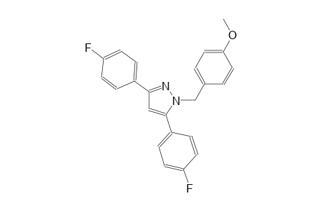 4-{[3,5-bis(4-fluorophenyl)-1H-pyrazol-1-yl]methyl}phenyl methyl ether