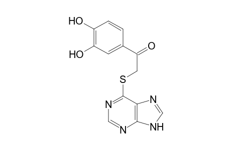 1-(3,4-Dihydroxyphenyl)-2-(9H-purin-6-ylsulfanyl)ethanone