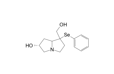 1H-Pyrrolizine-1-methanol, hexahydro-6-hydroxy-1-(phenylseleno)-