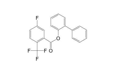 5-Fluoro-2-trifluoromethylbenzoic acid, 2-biphenyl ester