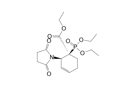 CIS-3-SUCCINIMIDO-4-DIETHYLPHOSPHONO-4-METHOXYCARBONYLCYCLOHEX-1-ENE;MAJOR-ISOMER