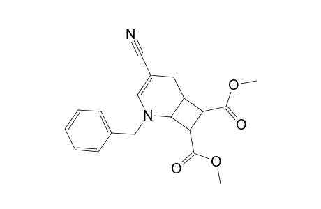2-Azabicyclo[4.2.0]oct-3-ene-7,8-dicarboxylic acid, 4-cyano-2-(phenylmethyl)-, dimethyl ester