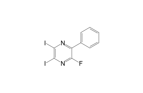2-fluoro-5,6-diiodo-3-phenylpyrazine