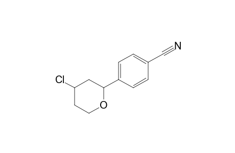 4-[4-Chlorotetrahydro-2H-pyranyl]benzonitrile