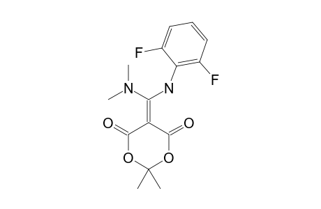 5-[(2,6-DIFLUOROANILINO)-(DIMETHYLAMINO)-METHYLENE]-2,2-DIMETHYL-1,3-DIOXANE-4,6-DIONE