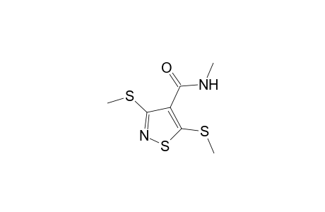 4-Isothiazolecarboxamide, N-methyl-3,5-bis(methylthio)-