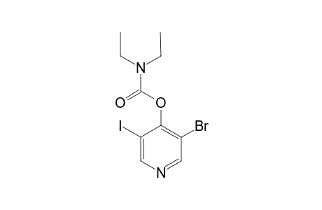 N,N-diethyl-3-bromo-5-iodo-4-pyridyl O-carbamate