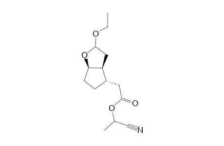 (3'aRS,4'RS,6'aSR)-1-Cyano-2-(2'-ethoxyhexahydro-2'H-cyclopenta[b]furan-4'-yl]ethyl acetate
