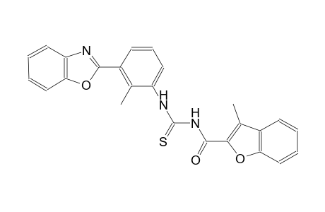 thiourea, N-[3-(2-benzoxazolyl)-2-methylphenyl]-N'-[(3-methyl-2-benzofuranyl)carbonyl]-