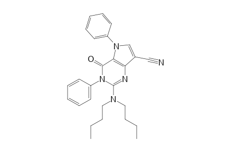 7-Cyano-2-dibutylamino-3,5-diphenyl-3H-pyrrolo[3,2-d]pyrimidine-4(5H)-one
