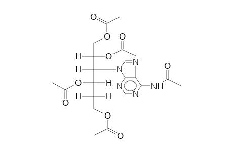 4-(ADENIN-9-YL)-2,4-DIDEOXY-D-ARABINOHEXITOL, PENTAACETATE