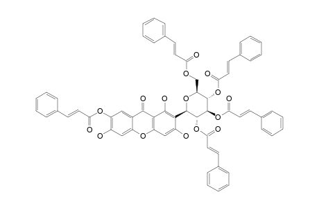 2-BETA-D-TETRACINNAMOYLOXY-GLUCOPYRANOSYL-7-CINNAMOYLOXY-1,3,6-TRIHYDROXY-9H-XANTHEN-9-ONE