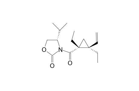 (S)-3-((1R,2S)-1,2-Diethyl-2-vinylcyclopropanecarbonyl)-4-isopropyloxazolidin-2-one