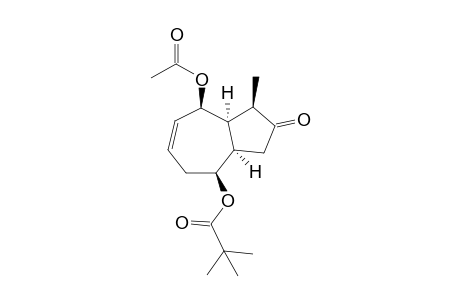 8-Acetoxy-1-methyl-4-(trimethylacetoxy)-1.beta.,3a.alpha.,4.beta.,5,8.beta.,8a.alpha.-hexahydroazulen-2(3H)-one
