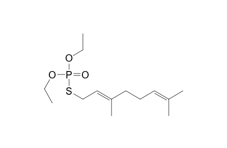 Phosphorothioic acid, S-(3,7-dimethyl-2,6-octadienyl) O,O-diethyl ester, (E)-