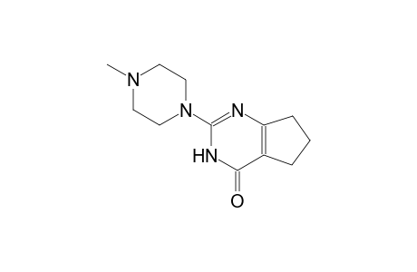 2-(4-methyl-1-piperazinyl)-3,5,6,7-tetrahydro-4H-cyclopenta[d]pyrimidin-4-one