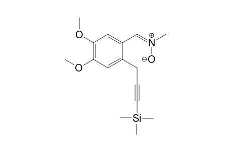 {[4',5'-Dimethoxy-2'-(3"-trimethylsilyl)prop-2'-ynyl)phenyl]methylene}methylamine - N-Oxide