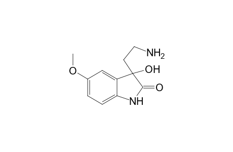 3-Aminoethyl-3-hydroxy-5-methoxyindol-2(3H)-one (2-Oxo-3-hydroxy-5-methoxytryptamine)