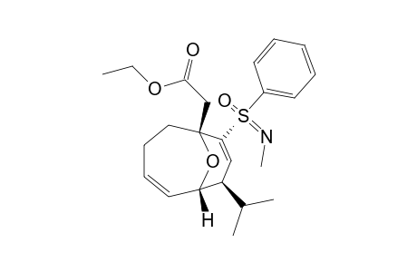 Ethyl 2-((1S,6S,7R,Z)-7-isopropyl-9-[(S)-N-methyl-S-phenyl-sulfonimidoyl)]-10-oxabicyclo-[4.3.1]deca-4,8-dien-1-yl)acetate