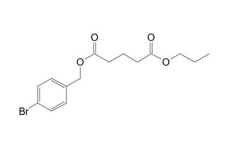 Glutaric acid, 4-bromobenzyl propyl ester