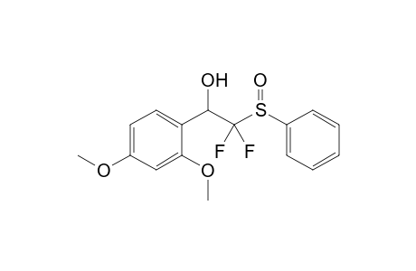 2,2-Difluoro-1-(2,4-dimethoxyphenyl)-2-(phenylsulfinyl)ethanol