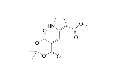 2-[(2,2-dimethyl-4,6-dioxo-1,3-dioxan-5-ylidene)methyl]-1H-pyrrole-3-carboxylic acid methyl ester