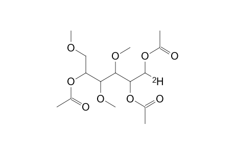 1,2,5-Tri-o-acetyl-3,4,6-tri-o-methylhexitol (1-d)
