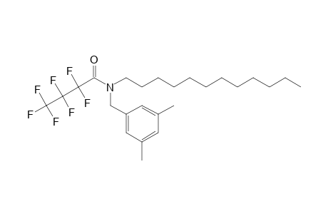 Heptafluorobutyramide, N-(3,5-dimethylbenzyl)-N-dodecyl-
