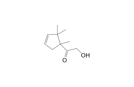 hydroxymethyl 1,2,2-trimethyl-3-cyclopentenyl ketone