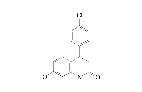 4-(4-Chlorophenyl)-7-hydroxy-3,4-dihydro-1H-quinolin-2-one