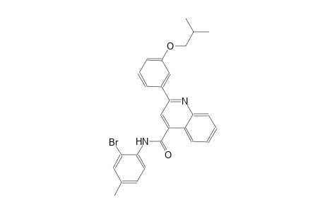 N-(2-bromo-4-methylphenyl)-2-(3-isobutoxyphenyl)-4-quinolinecarboxamide
