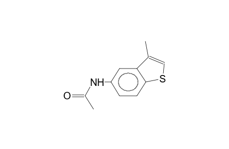 3-methyl-5-acetamidobenzothiophene