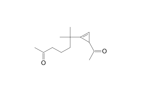 2-Heptanone, 6-(3-acetyl-1-cyclopropen-1-yl)-6-methyl-