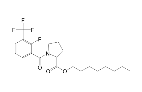 L-Proline, N-(2-fluoro-3-trifluoromethylbenzoyl)-, octyl ester