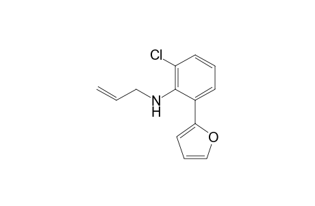 N-Allyl-2-chloro-6-(2-furyl)aniline